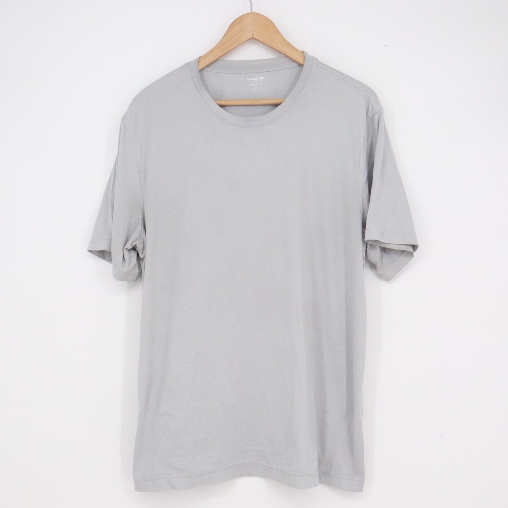 Old Navy Active Cloudmotion Mens Large Light Gray Go Dry Cool T-Shirt